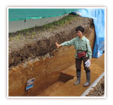 遺跡トレイルウォークの様子