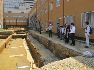 調査見学会　続縄文文化の後北式期の遺跡発掘
